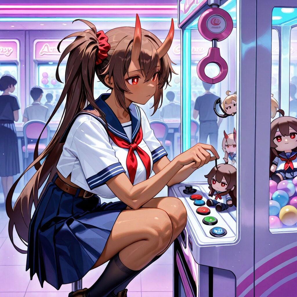 鬼の子とクレーンゲーム