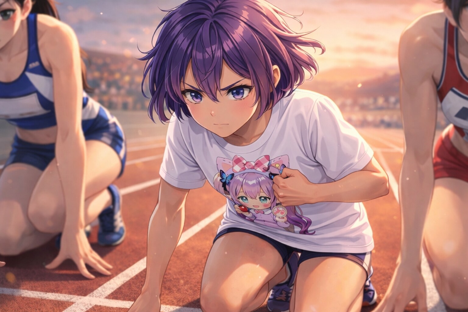 すみれちゃんと共に