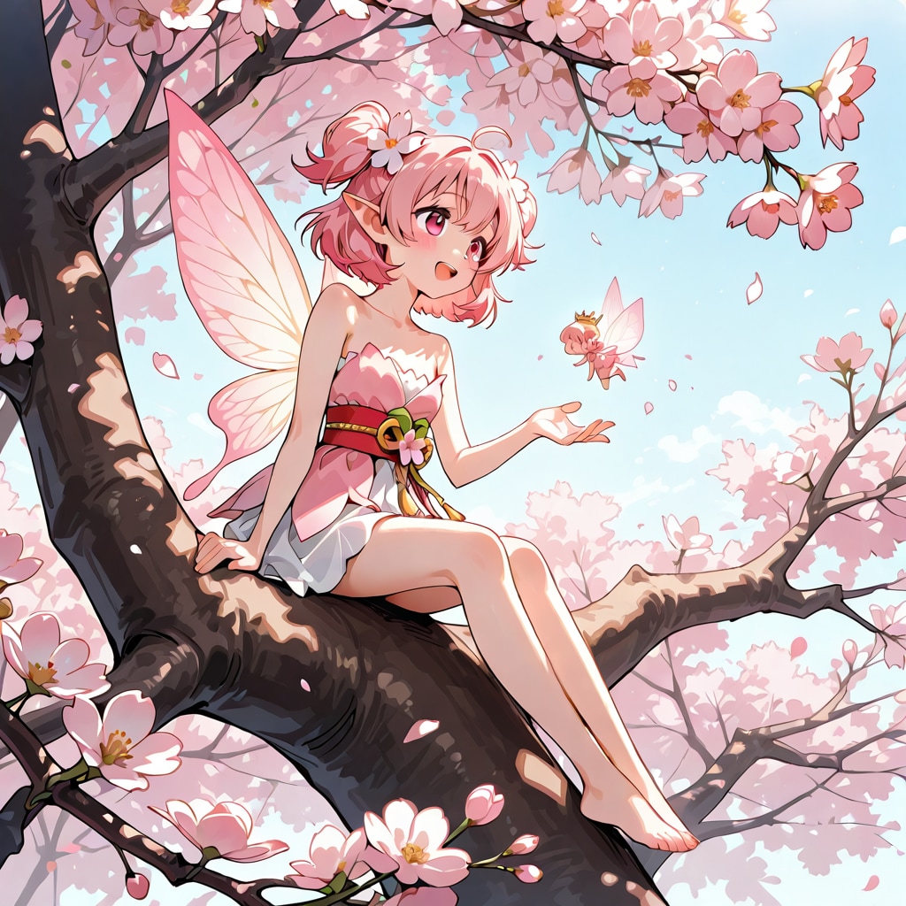 桜の妖精 | の人気AIイラスト・グラビア