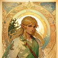 リンク(ゼルダの伝説) アール・ヌーヴォー 3枚目