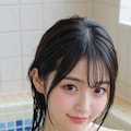 泡風呂のヌード 4枚目