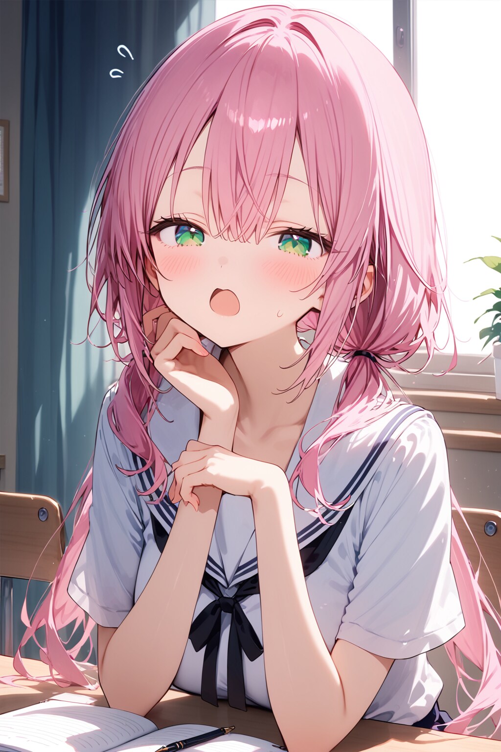 夏休み明けの桃花