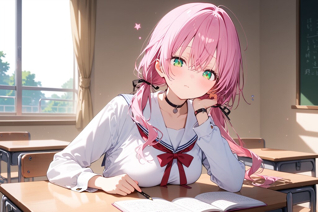 夏休み明けの桃花