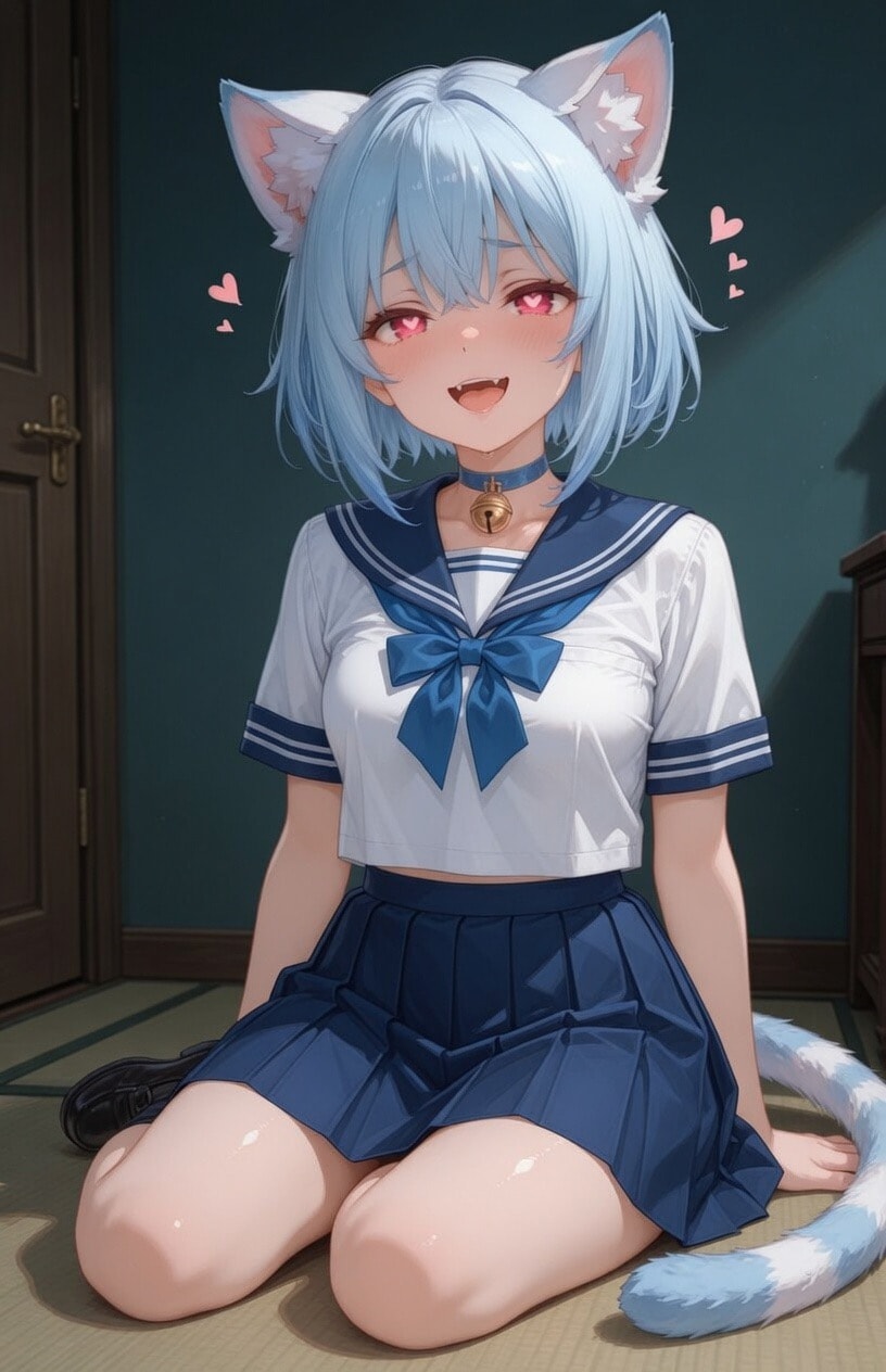 可愛い子猫が、、、擬人化