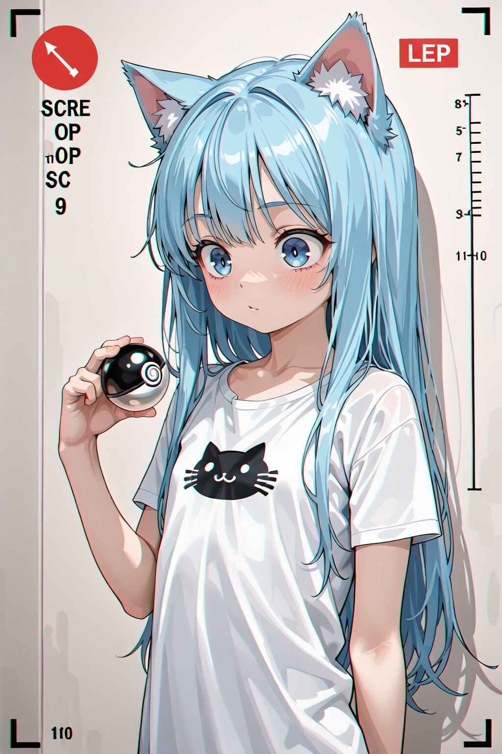 MOKAちゃんの次の子を捕まえる練習をしているさくら | の人気AIイラスト・グラビア