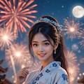 夏祭りと花火 4枚目