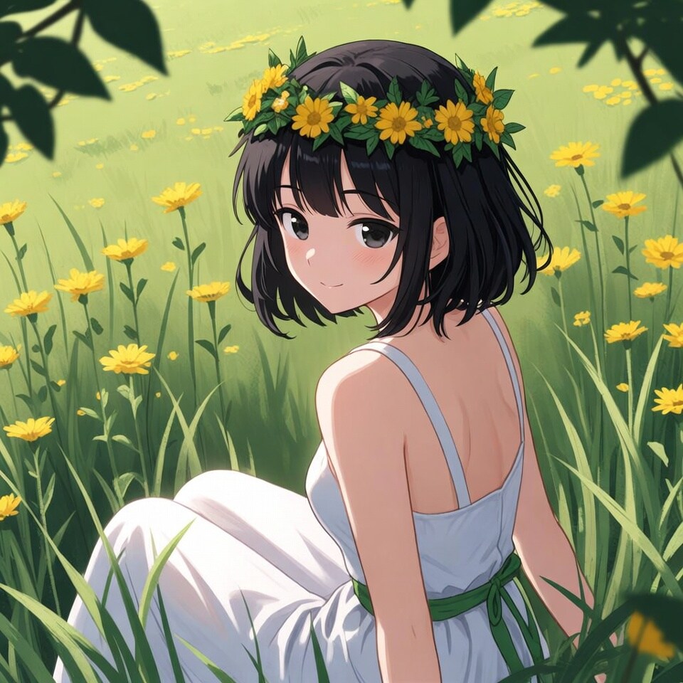 草原の少女
