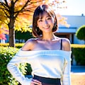 読モのオフショル秋コーデ 2枚目