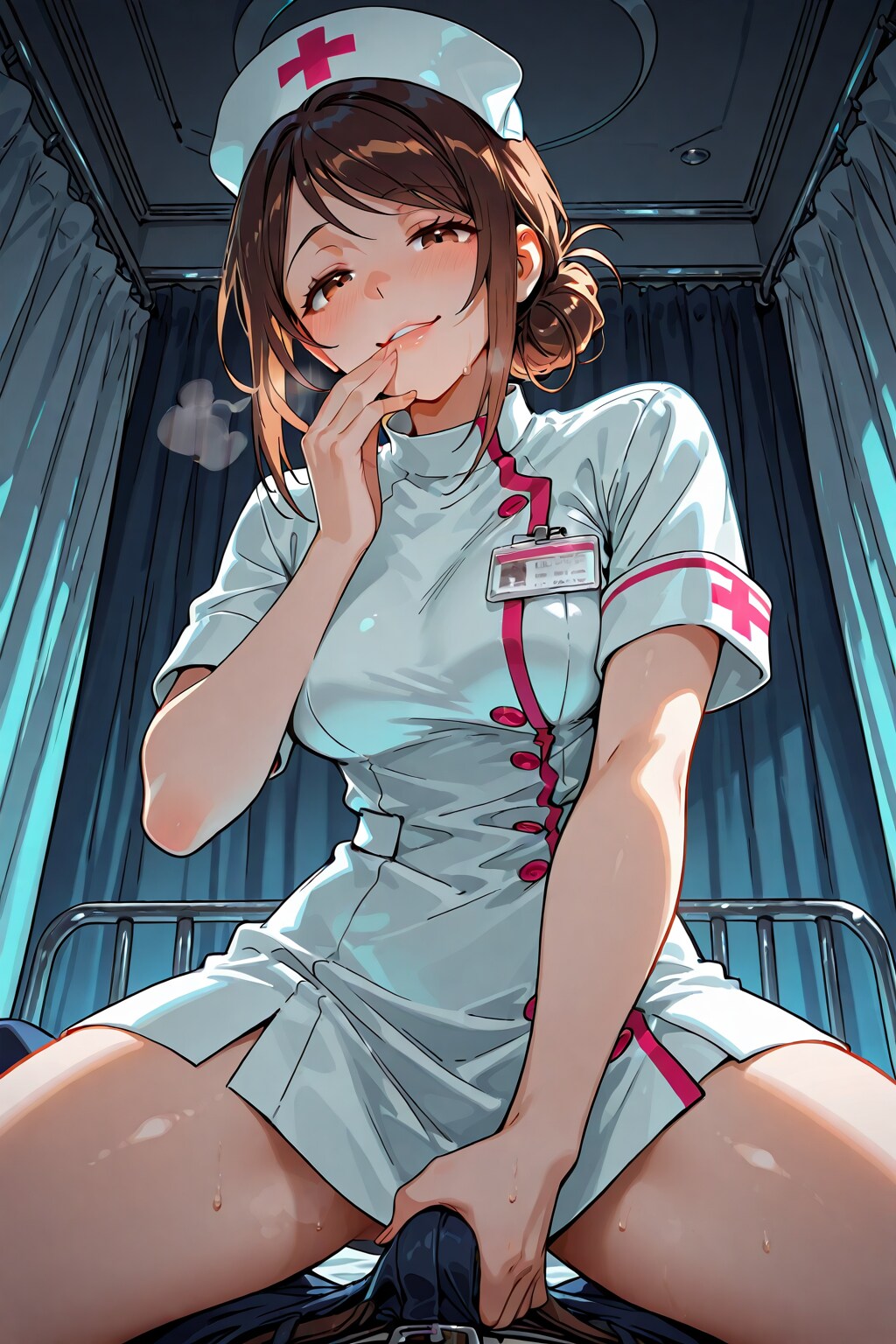 腫れてますね…診せてください♡