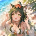 (頭上縛り)143.「や」→「ヤドカリ」鈴九 2枚目
