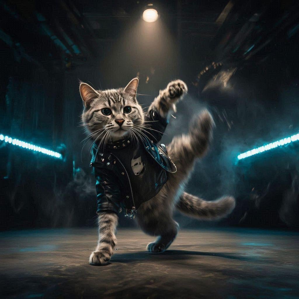 ヘヴィメタルの猫