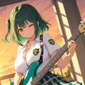 ギターに没頭🎸よもぎちゃん💓 3枚目