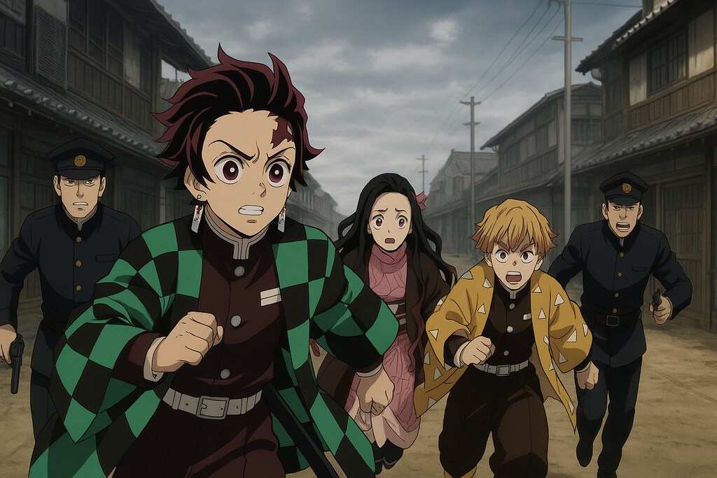 官憲に追われる