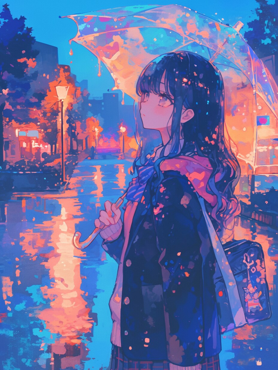 雨夜の透明