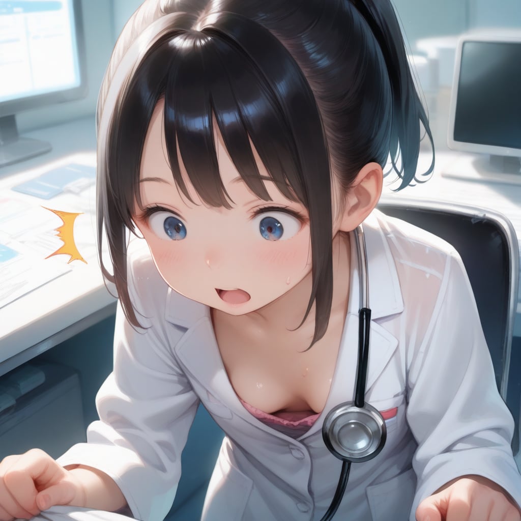 うわぁ、パンパンに腫れちゃってますね。汚れた手でいじりました？