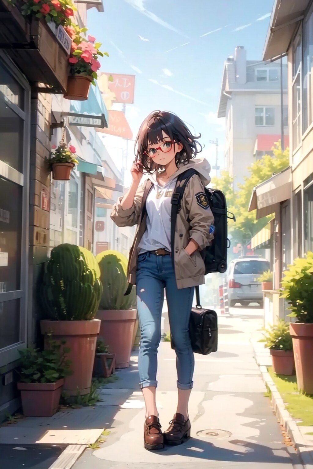 平和な頃「晴天アポカリプス」 | の人気AIイラスト・グラビア