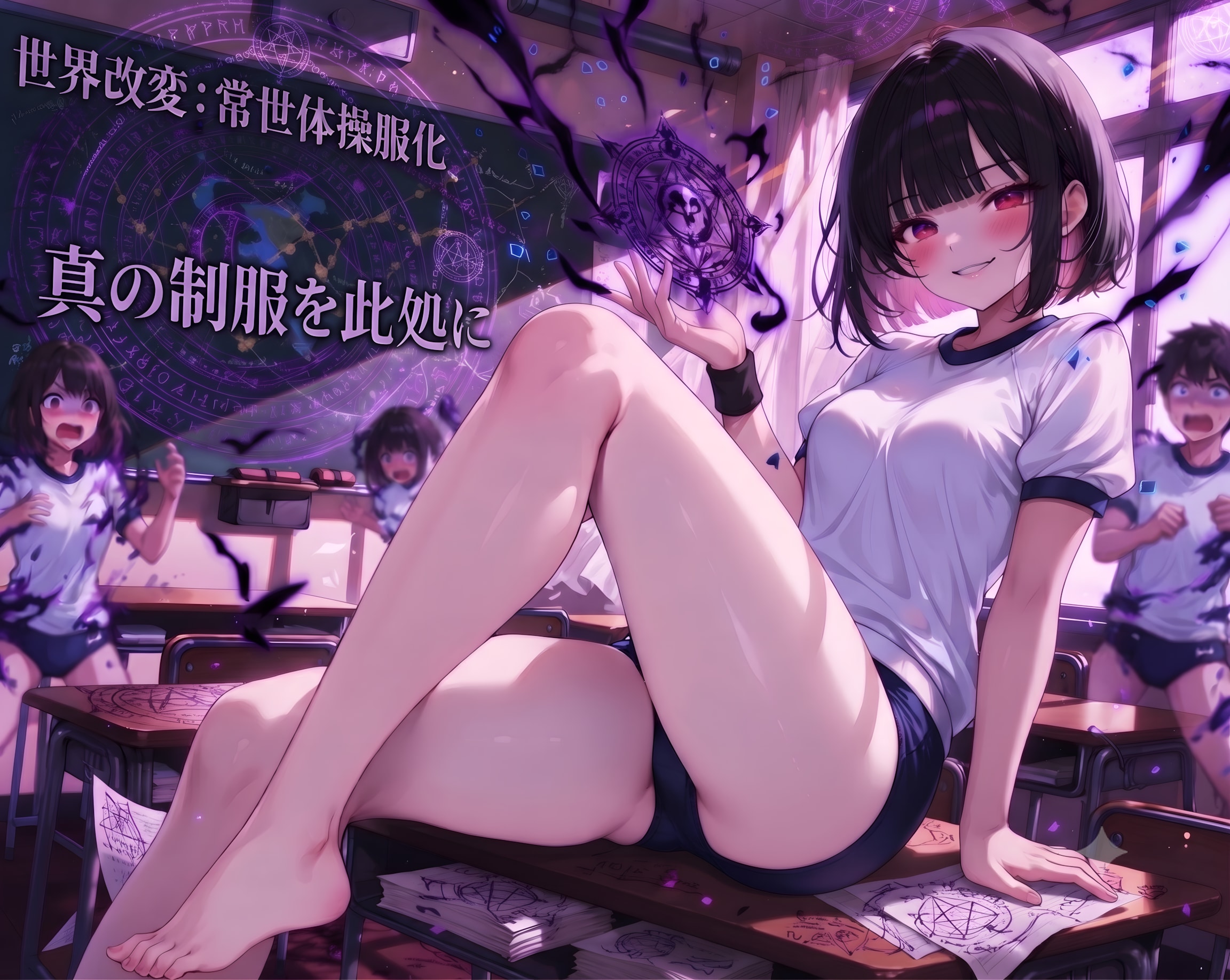 全ては紺碧に染まる⋯ ~ 黒髪ボブのブルマ娘１５１ ~