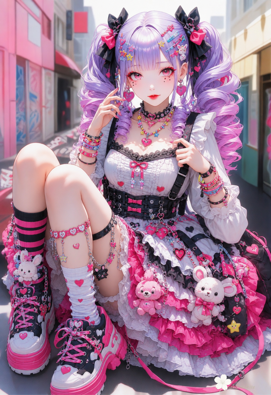 デコラ系ゴスロリちゃん
