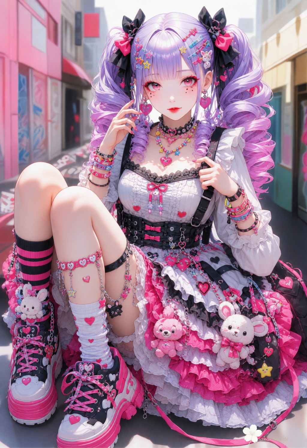デコラ系ゴスロリちゃん