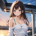 おめかししたしぶりん?(ちちぷい版) 2枚目