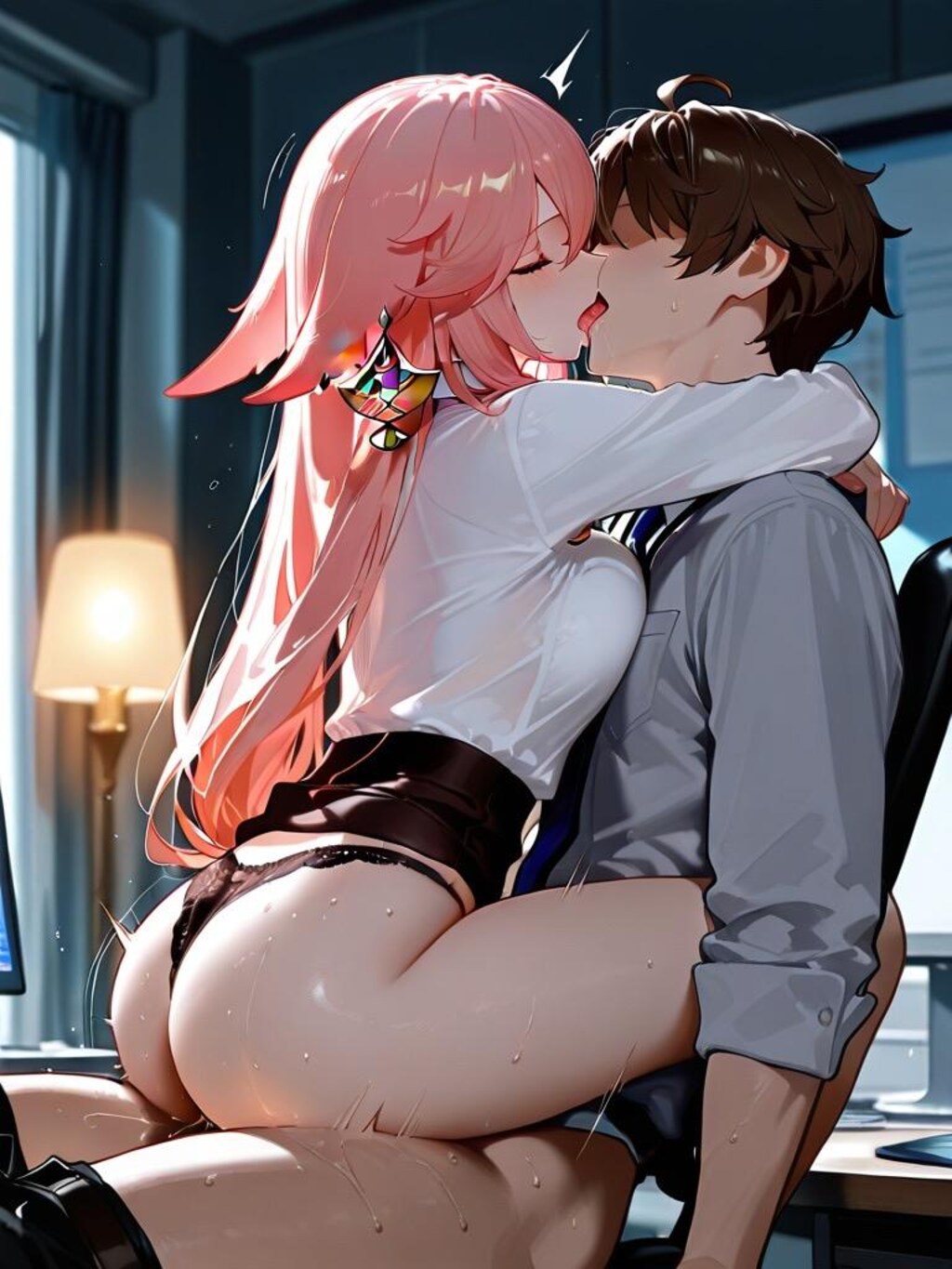 (現代)八重神子と夜な夜な❤️(原神)
