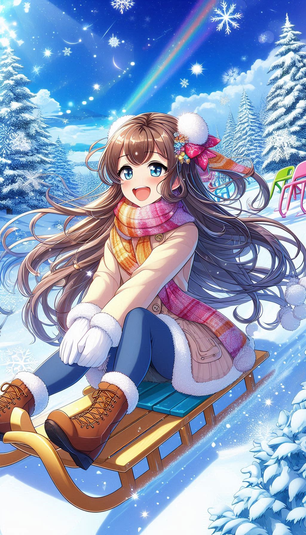 雪すべり