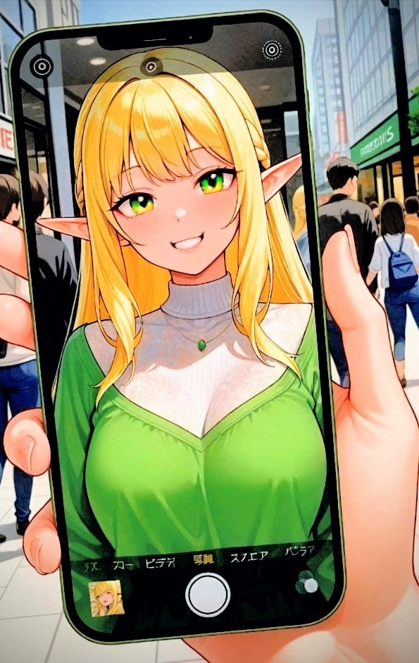 コミケに行きたいエルフと､連絡する友達🍏