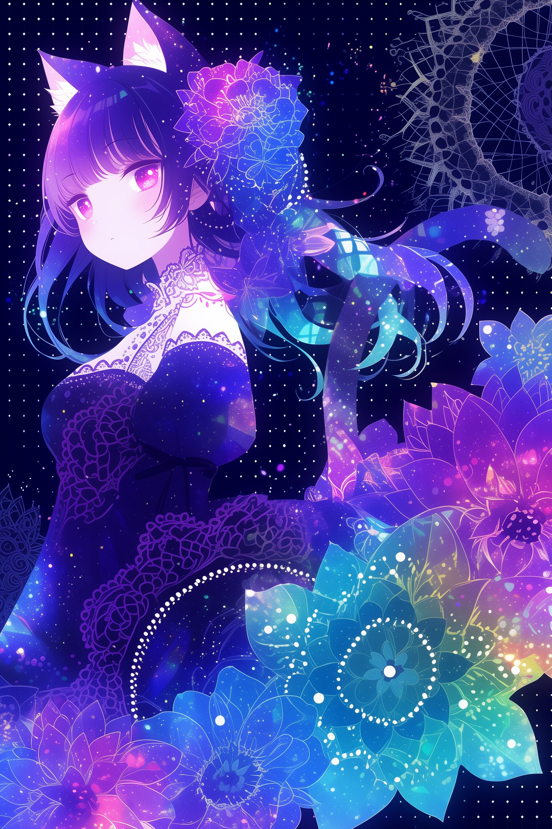 幻想猫ガール | の人気AIイラスト・グラビア