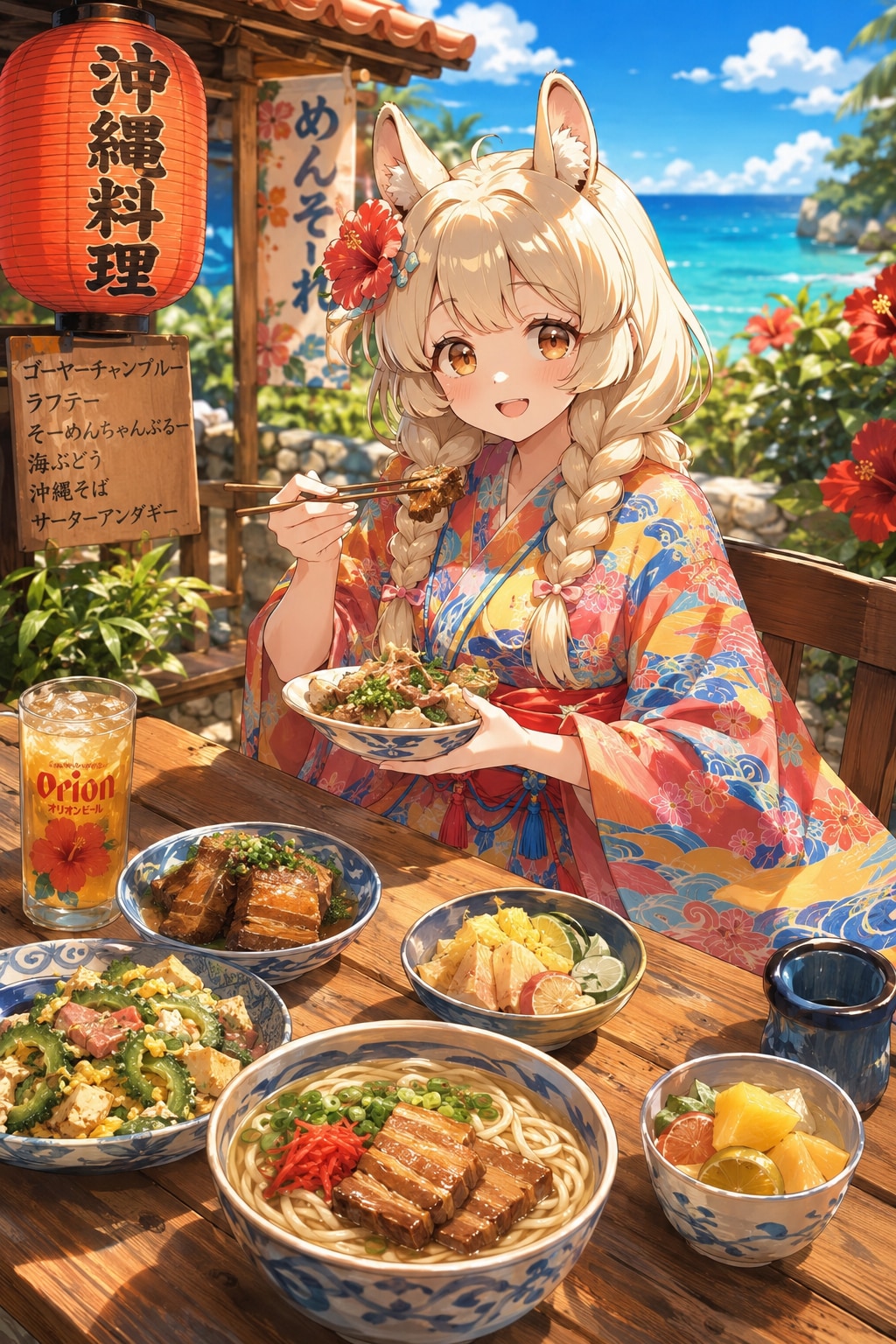 アルパカちゃんのグルメ旅〜沖縄〜