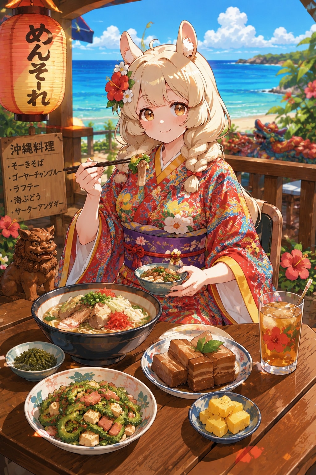 アルパカちゃんのグルメ旅〜沖縄〜