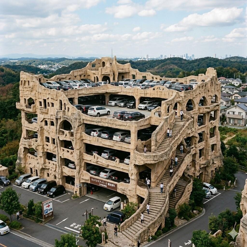 カッパドキア立体駐車場