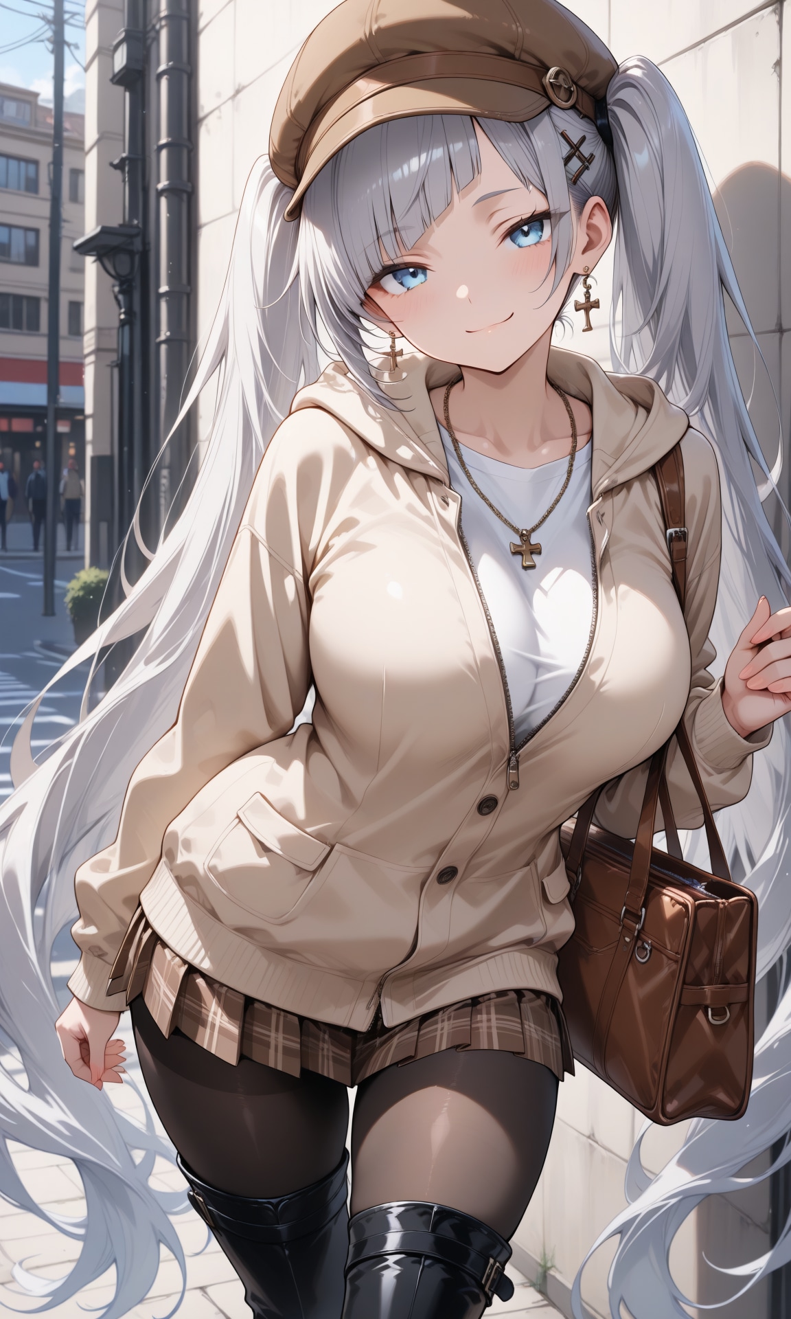 街ブラ | の人気AIイラスト・グラビア