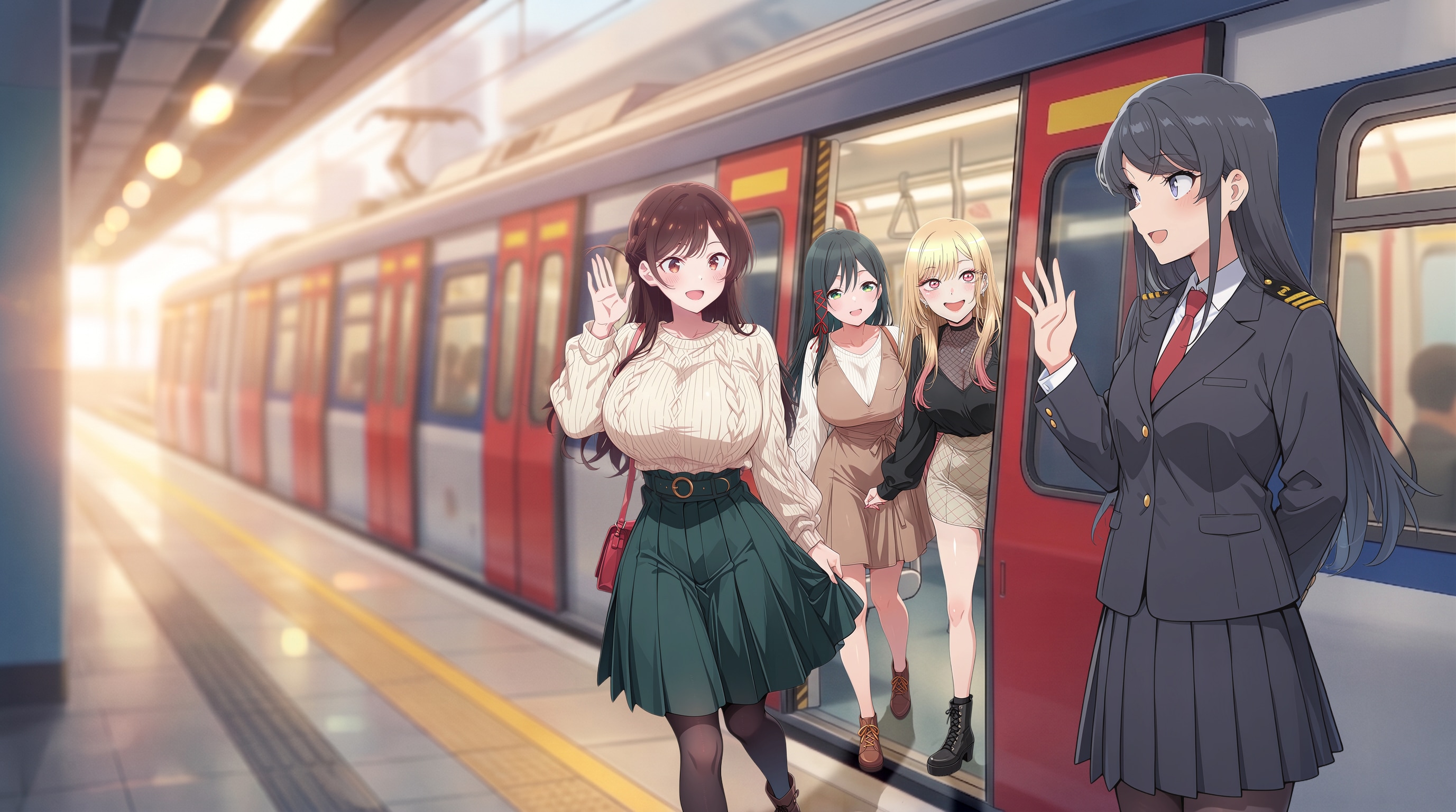大囲駅に到着！MLRを降りたら、麻衣先輩がお出迎え - 8