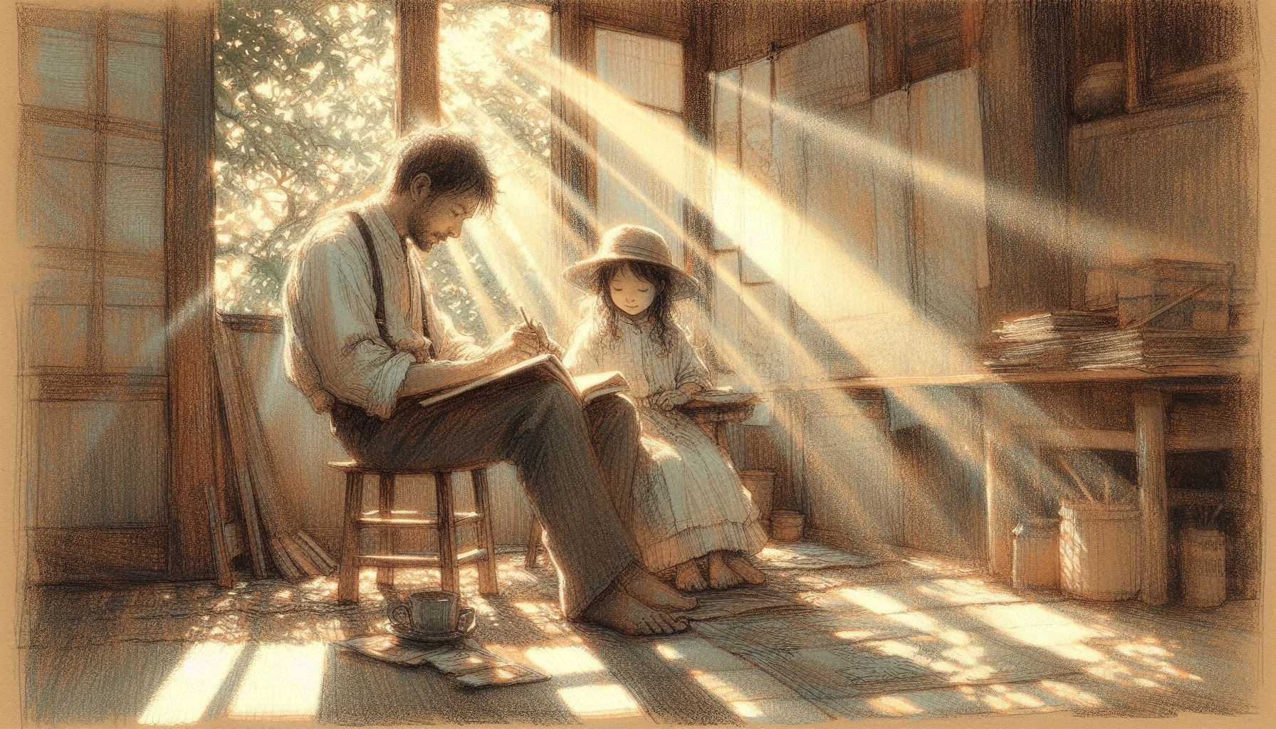 父と娘③ | の人気AIイラスト・グラビア