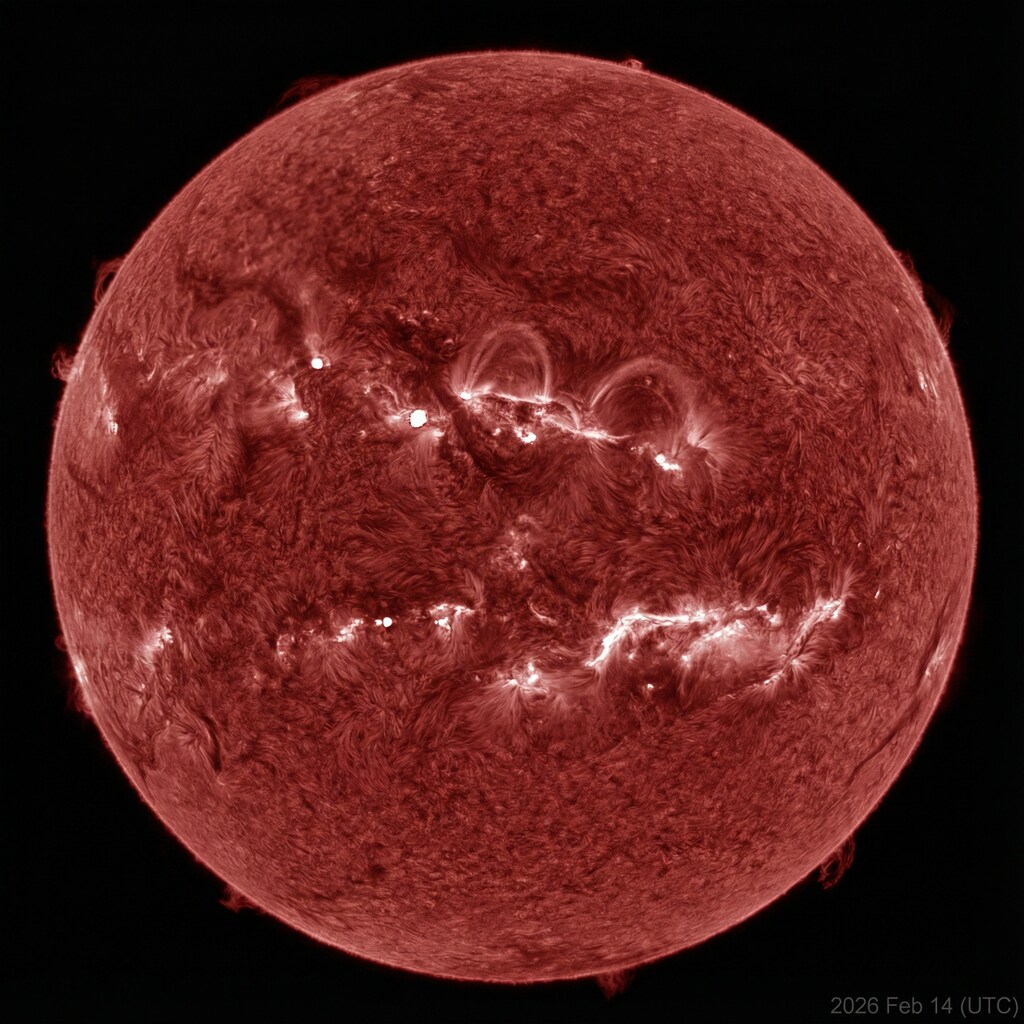 Xクラスフレア/Hα望遠鏡太陽画像