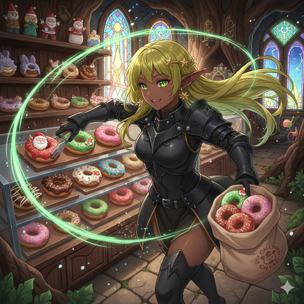 ガラエルさん華麗なトングさばき