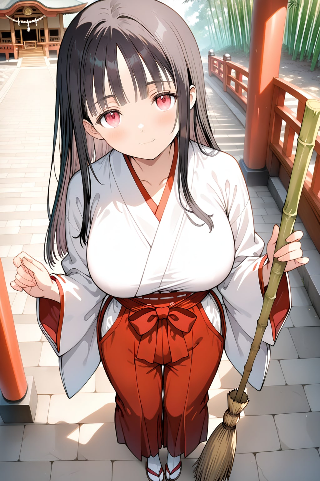 巫女のコンセプトアート的な物