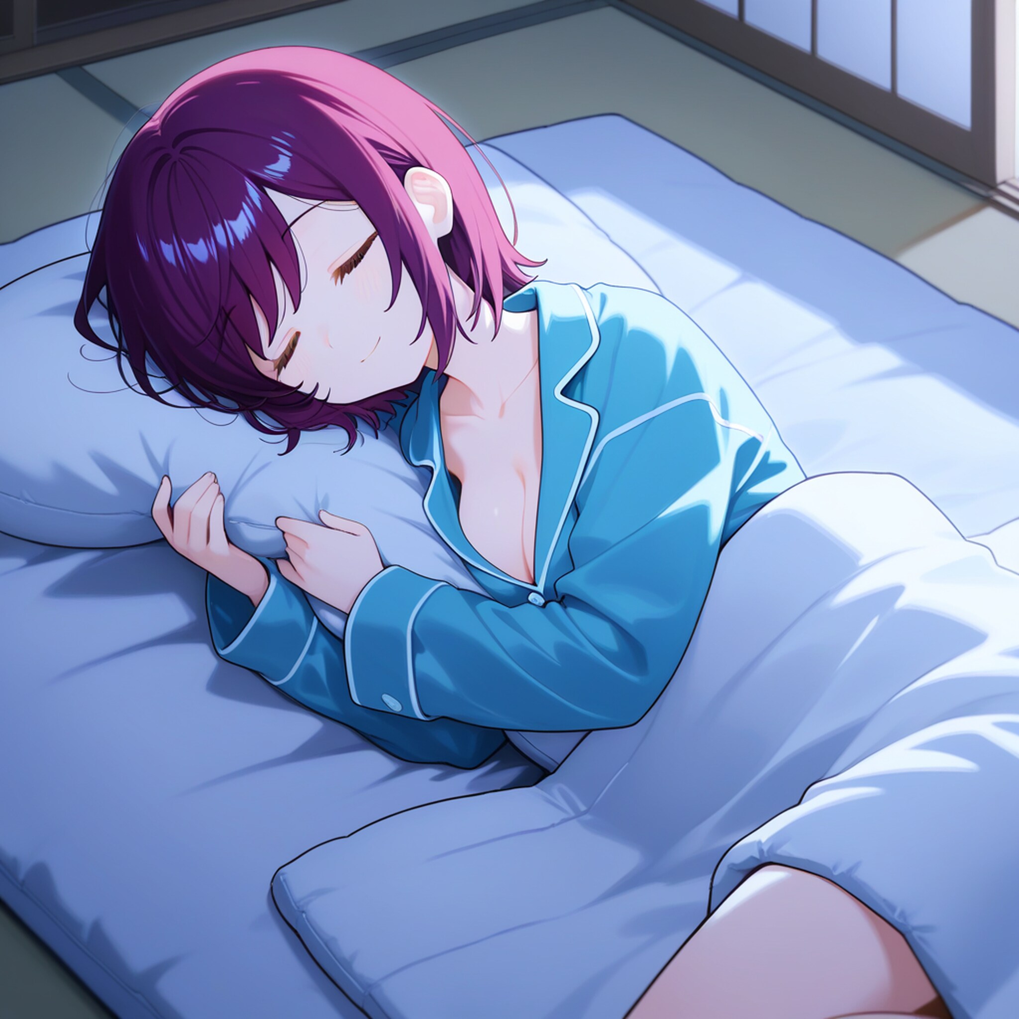 おやすみなさい（挨拶メイドの芽衣ちゃん） | の人気AIイラスト・グラビア