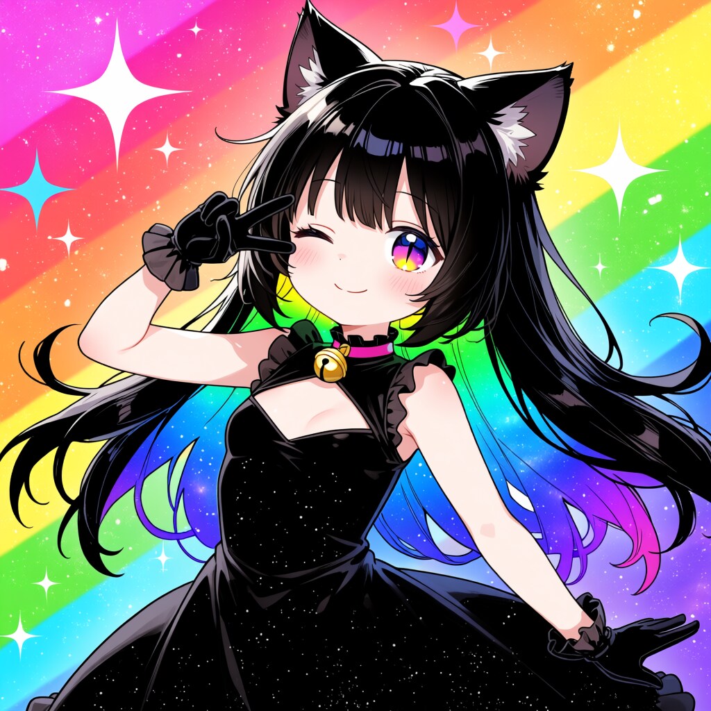 クロノちゃんではっぴーピースサイン | の人気AIイラスト・グラビア