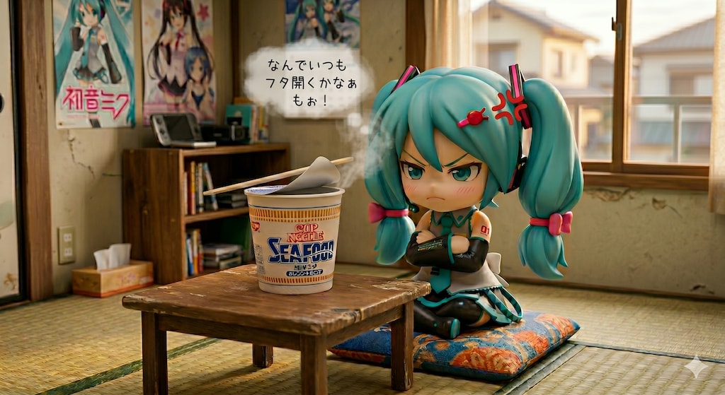 ミクちゃんの３分物語😏