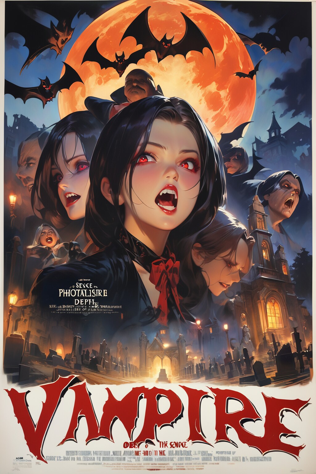 お題：ヴァンパイア（映画ポスター風）