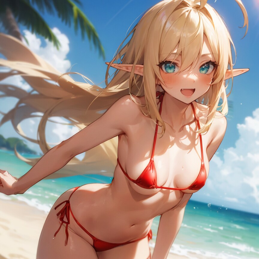夏のエルフさん