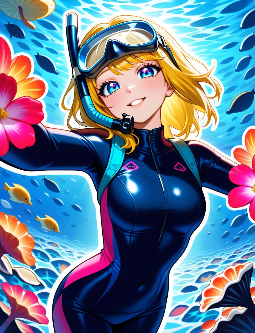 ブルーオーシャン | の人気AIイラスト・グラビア