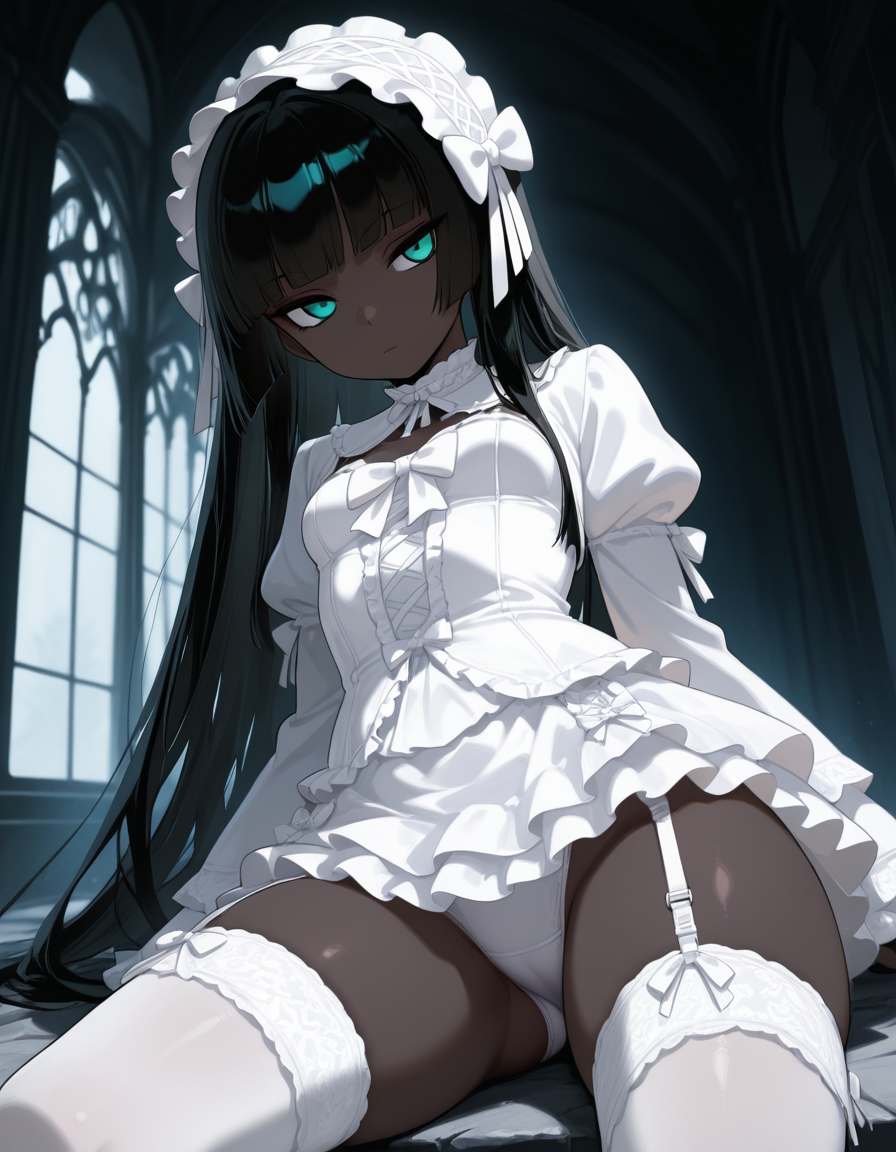 白ゴスロリ