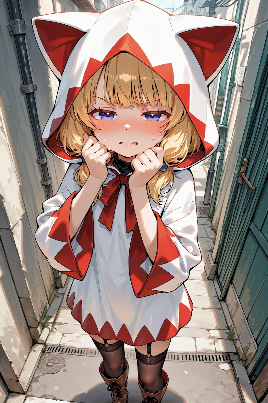 猫耳フード白魔道士
