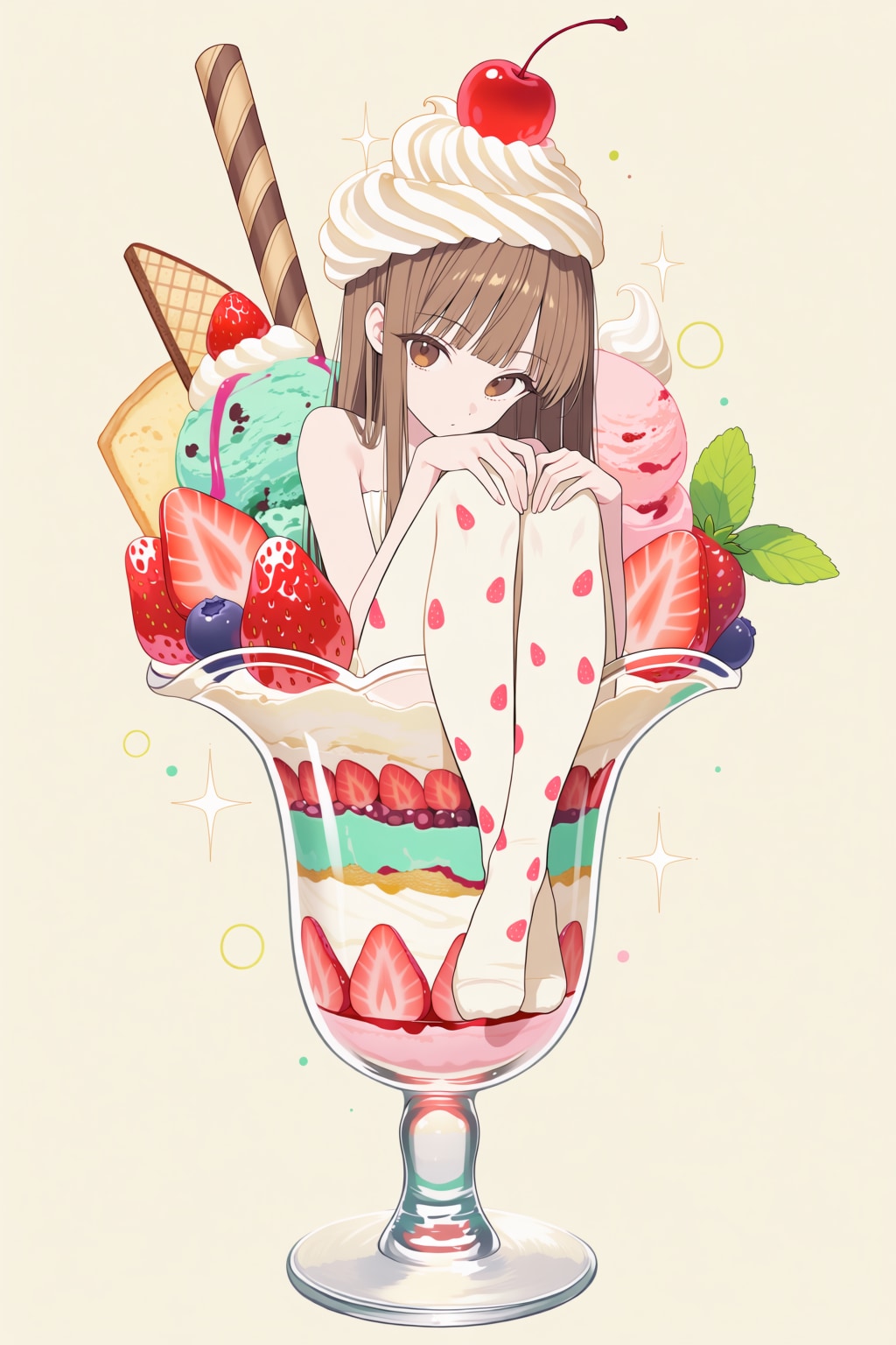 食後のデザートはどうする？ | の人気AIイラスト・グラビア