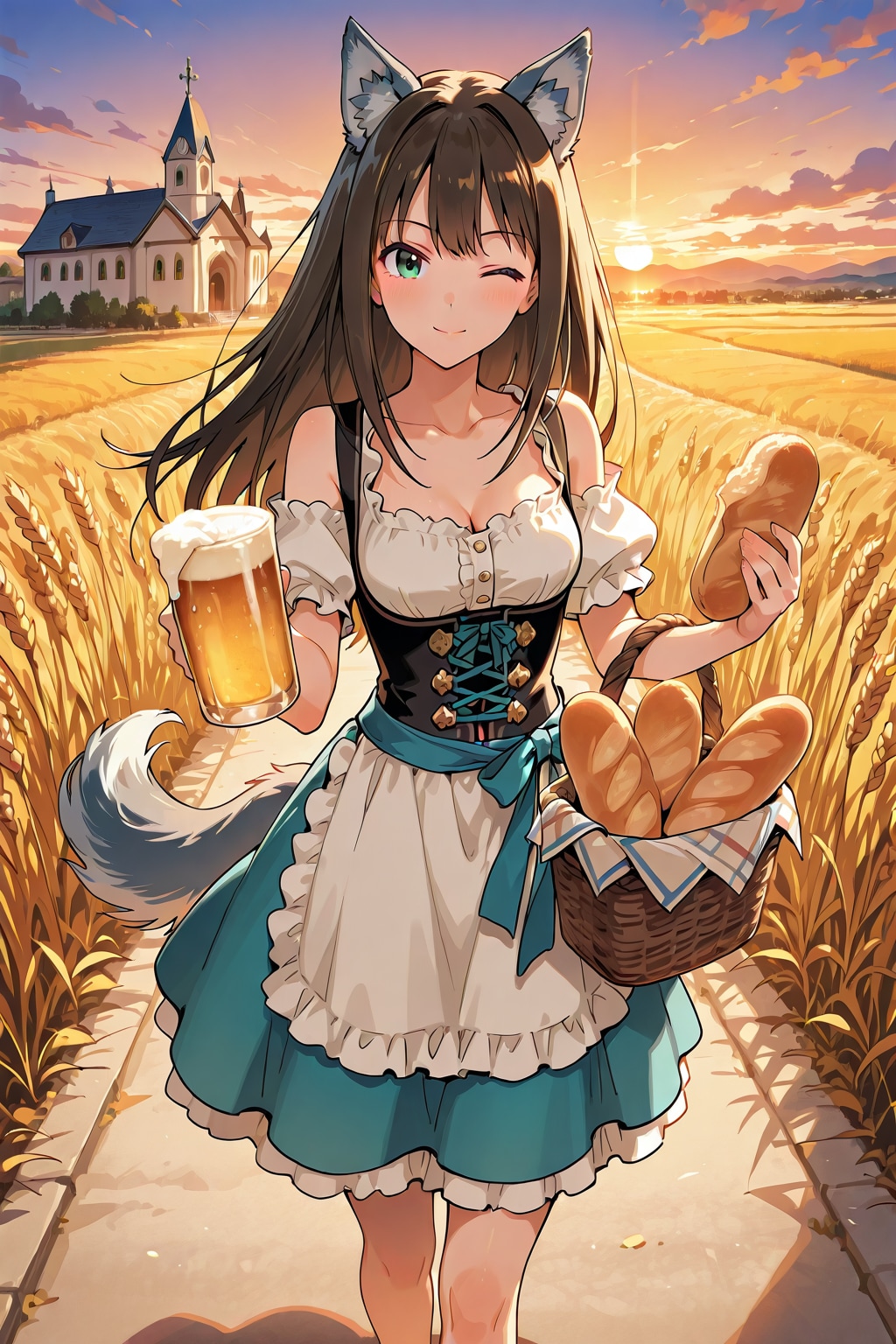 穀物の妖精　麦狼