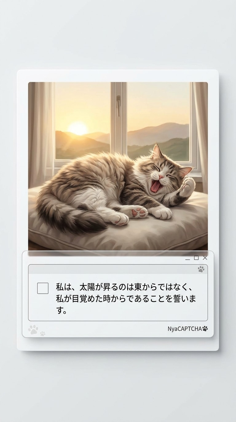 きょうのNyaCAPTCHA