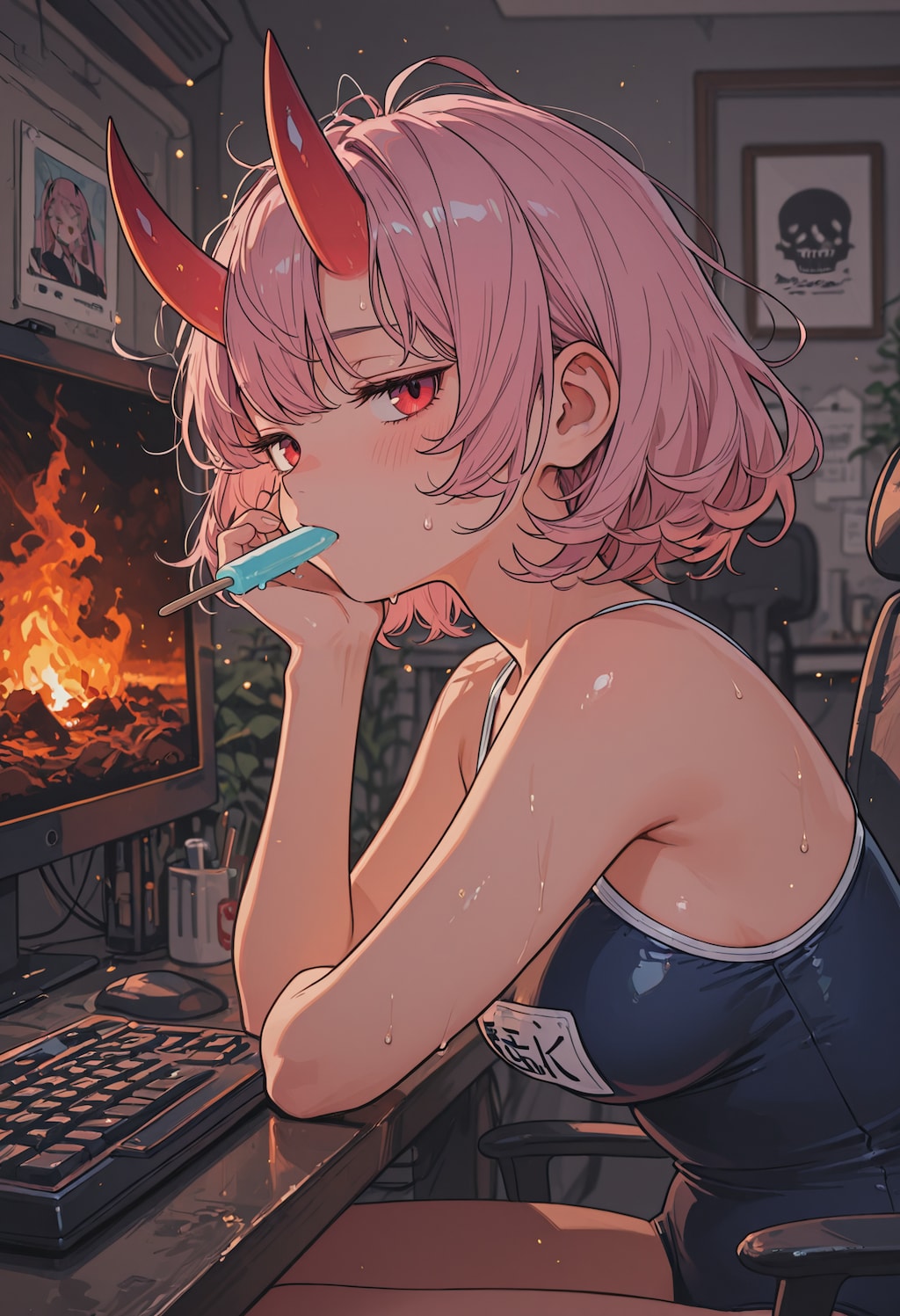あっづぃ……。