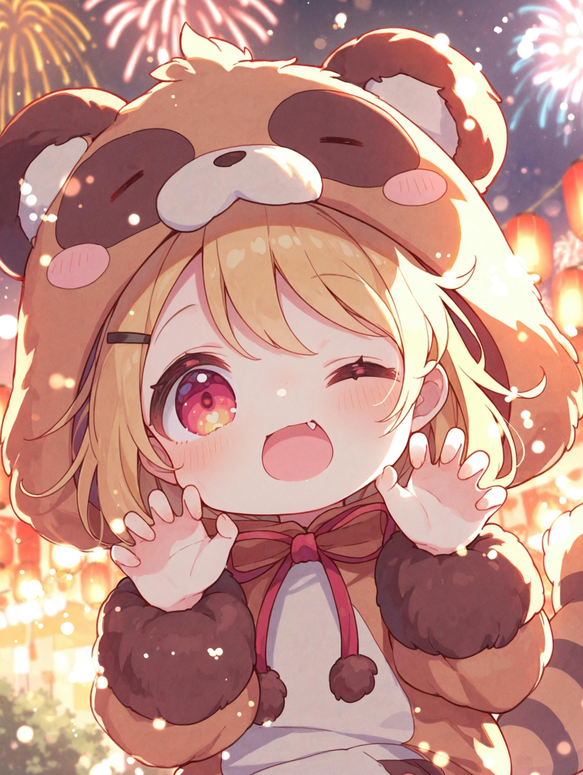 ちびキャラ夏祭り | の人気AIイラスト・グラビア